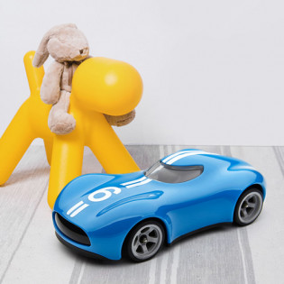 Barbarian Doll Remote Control Sports Car Red